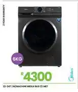 Fair Price Midea 6Kg F/L Met Washing Machine 22-347 offer