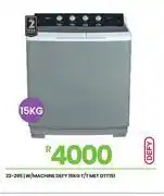 Fair Price Defy 15Kg T/T Met Washing Machine DTT151 22-295 offer