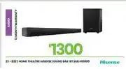 Fair Price Hisense BT Sub Home Theatre Sound Bar HS1800 offer