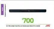 Fair Price JVC 30W BT Home Theatre Sound Bar TH-N322B 23-795 offer