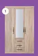 Fair Price Valerie 2 DR Wardrobe 1-275 offer