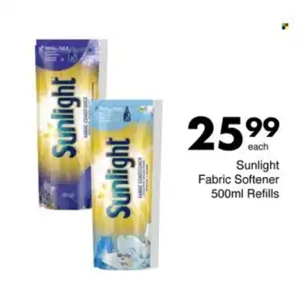 Save Sunlight Fabric Softener Refills offer