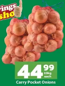 Check Save Carry Pocket Onions offer