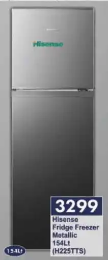 President Hyper Hisense Fridge Freezer Metallic offer