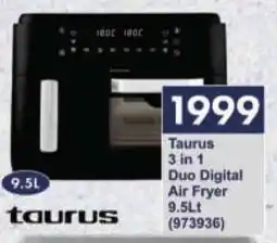 President Hyper Taurus 3 in 1 Duo Digital Air Fryer offer