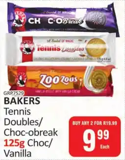 KitKat Cash and Carry BAKERS Tennis Doubles/ Choc-obreak Choc/ Vanilla offer