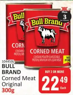 KitKat Cash and Carry Bull Brand Corned Meat Original offer