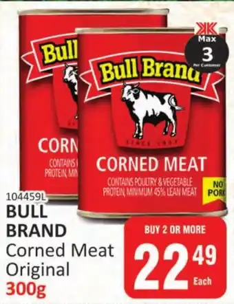 KitKat Cash and Carry Bull Brand Corned Meat Original offer