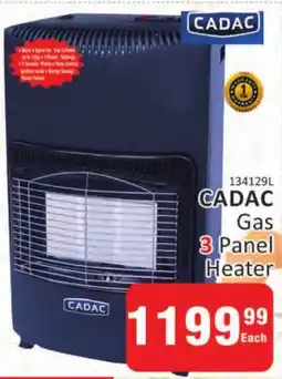 KitKat Cash and Carry CADAC Gas 3 Panel Heater offer