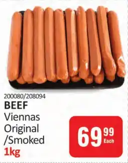 KitKat Cash and Carry BEEF Viennas Original/ Smoked offer
