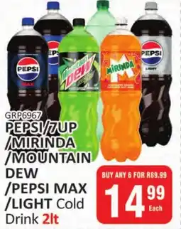 KitKat Cash and Carry Pepsi/7up/ mirinda/ mountain dew/ pepsi max/ light cold drink offer