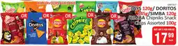 KitKat Cash and Carry Lay's/ Doritos/ Simba/ Simba Chipniks Snack Chips Assorted offer