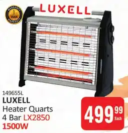 KitKat Cash and Carry Luxell Heater Quarts 4 Bar offer