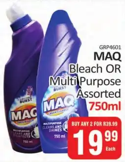KitKat Cash and Carry MAQ Bleach OR Multi Purpose Assorted offer