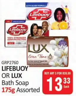 KitKat Cash and Carry LIFEBUOY OR LUX Bath Soap Assorted offer
