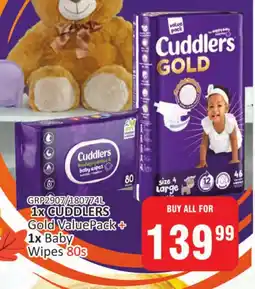 KitKat Cash and Carry CUDDLERS Gold ValuePack + Baby Wipes offer
