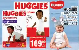 KitKat Cash and Carry HUGGIES Jumbo Pack Pants or Dry Comfort Jumbo Pack offer