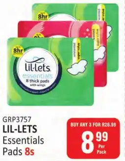 KitKat Cash and Carry LIL-LETS Essentials Pads offer