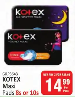 KitKat Cash and Carry KOTEX Maxi Pads offer