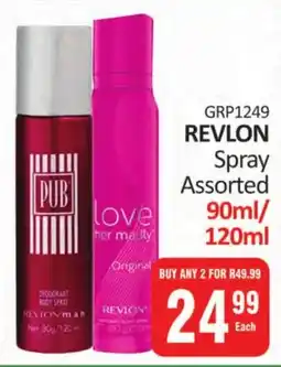 KitKat Cash and Carry REVLON Spray Assorted offer
