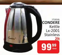KitKat Cash and Carry CONDERE Kettle Lx-2001 Stainless offer