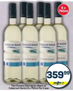 Pick n Pay Two Oceans Sauvignon Blanc or Cabernet Merlot offer