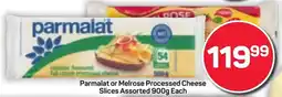 Pick n Pay Parmalat or Melrose Processed Cheese Slices Assorted offer