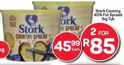 Pick n Pay Stork Country 40% Fat Spread Tub offer