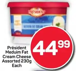 Pick n Pay Président Meduim Fat Cream Cheese Assorted offer