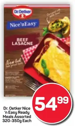 Pick n Pay Dr. Oetker Nice 'n Easy Ready Meals Assorted offer