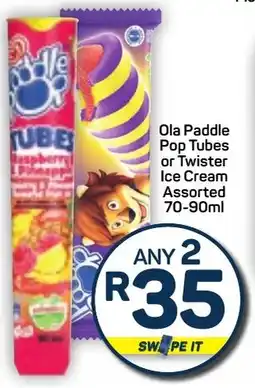 Pick n Pay Ola Paddle Pop Tubes or Twister Ice Cream Assorted offer
