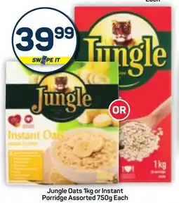 Pick n Pay Jungle Oats or Instant Porridge Assorted offer