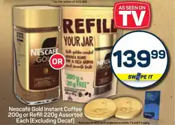 Pick n Pay Nescafé Gold Instant Coffee or Refill Assorted offer