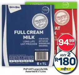 Pick n Pay PnP UHT Long Life Milk Assorted offer