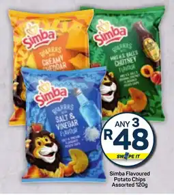 Pick n Pay Simba Flavoured Potato Chips Assorted offer