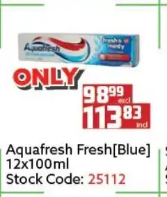 Africa Cash and Carry Aquafresh Fresh 12x100ml offer