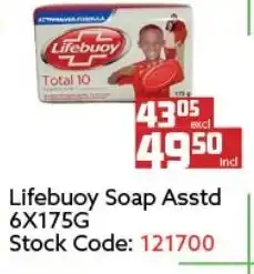 Africa Cash and Carry Lifebuoy Soap Asstd 6x175g offer