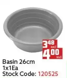 Africa Cash and Carry Basin 26cm offer