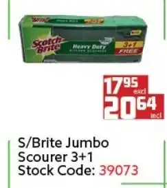 S/Brite Jumbo Scourer 3+1