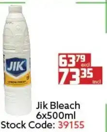 Africa Cash and Carry Jik Bleach 6x500ml offer