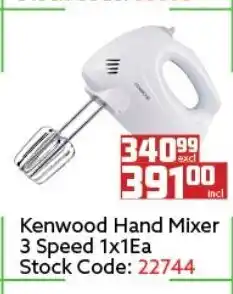 Africa Cash and Carry Kenwood Hand Mixer 3 Speed offer