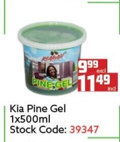Africa Cash and Carry Kia Pine Gel 1x500ml offer