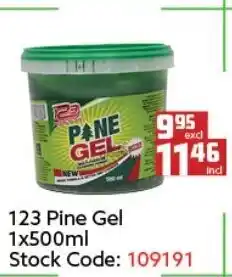 Africa Cash and Carry 123 Pine Gel 1x500ml offer