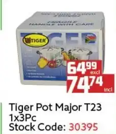 Africa Cash and Carry Tiger Pot Major T23 offer
