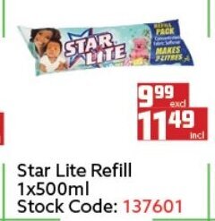 Africa Cash and Carry Star Lite Refill 1x500ml offer