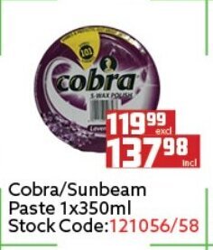 Cobra/Sunbeam Paste 1x350ml