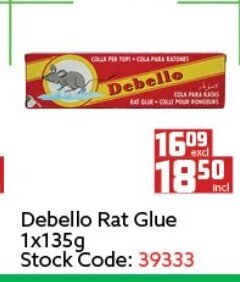 Debello Rat Glue 1x135g