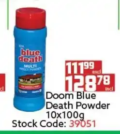 Africa Cash and Carry Doom Blue Death Powder 10x100ml offer