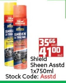 Africa Cash and Carry Shield Sheen Asstd 1x750ml offer