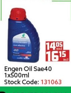 Africa Cash and Carry Engen Oil Sae40 1x500ml offer